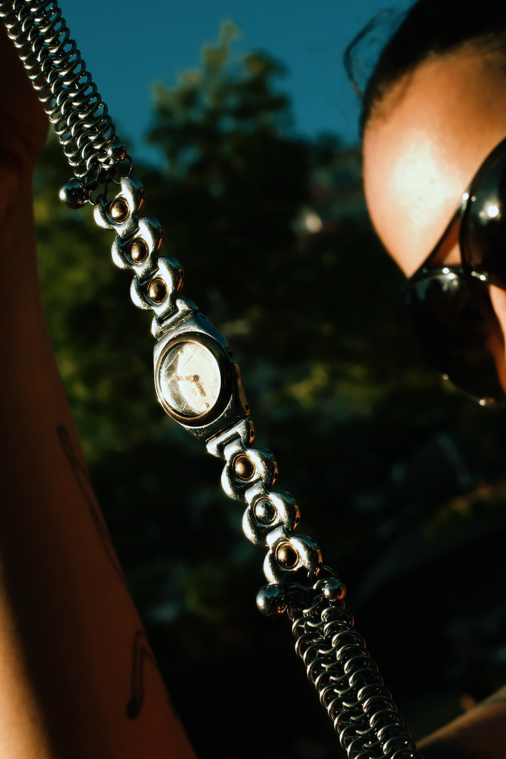 1217 Upcycled Watch Choker