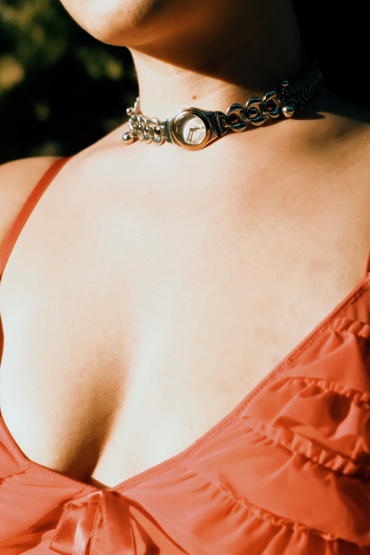 1217 Upcycled Watch Choker